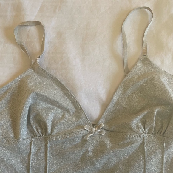 STUNNING chrome sparkling La Senza top - Picture 4 of 5